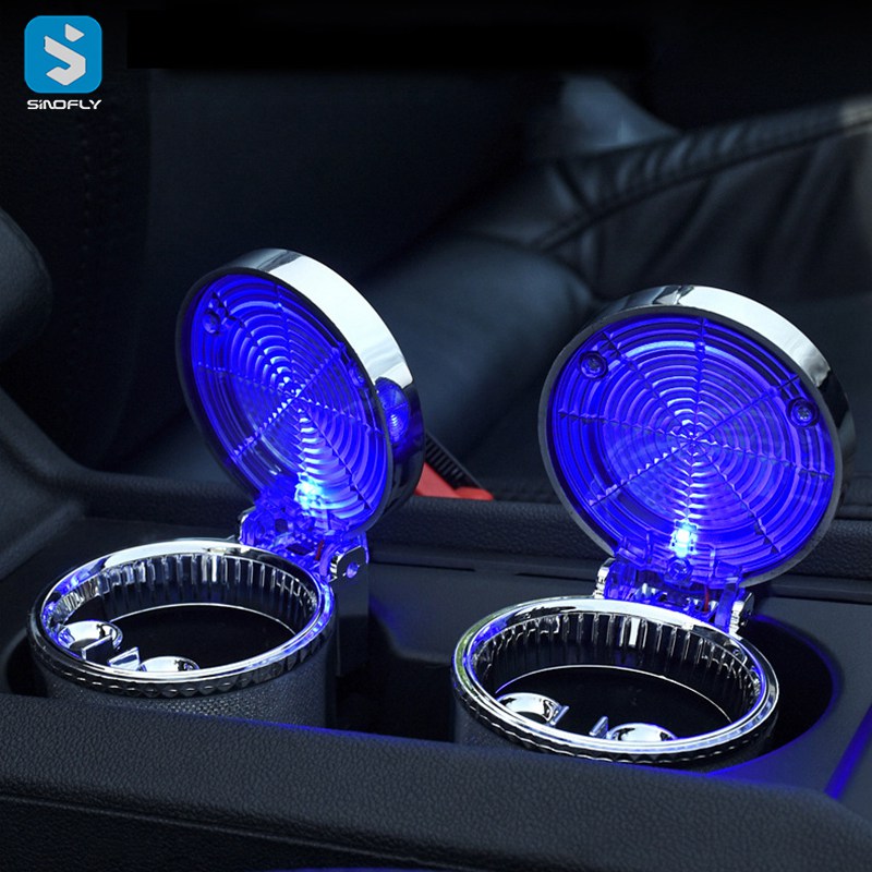 Car colored light ashtray